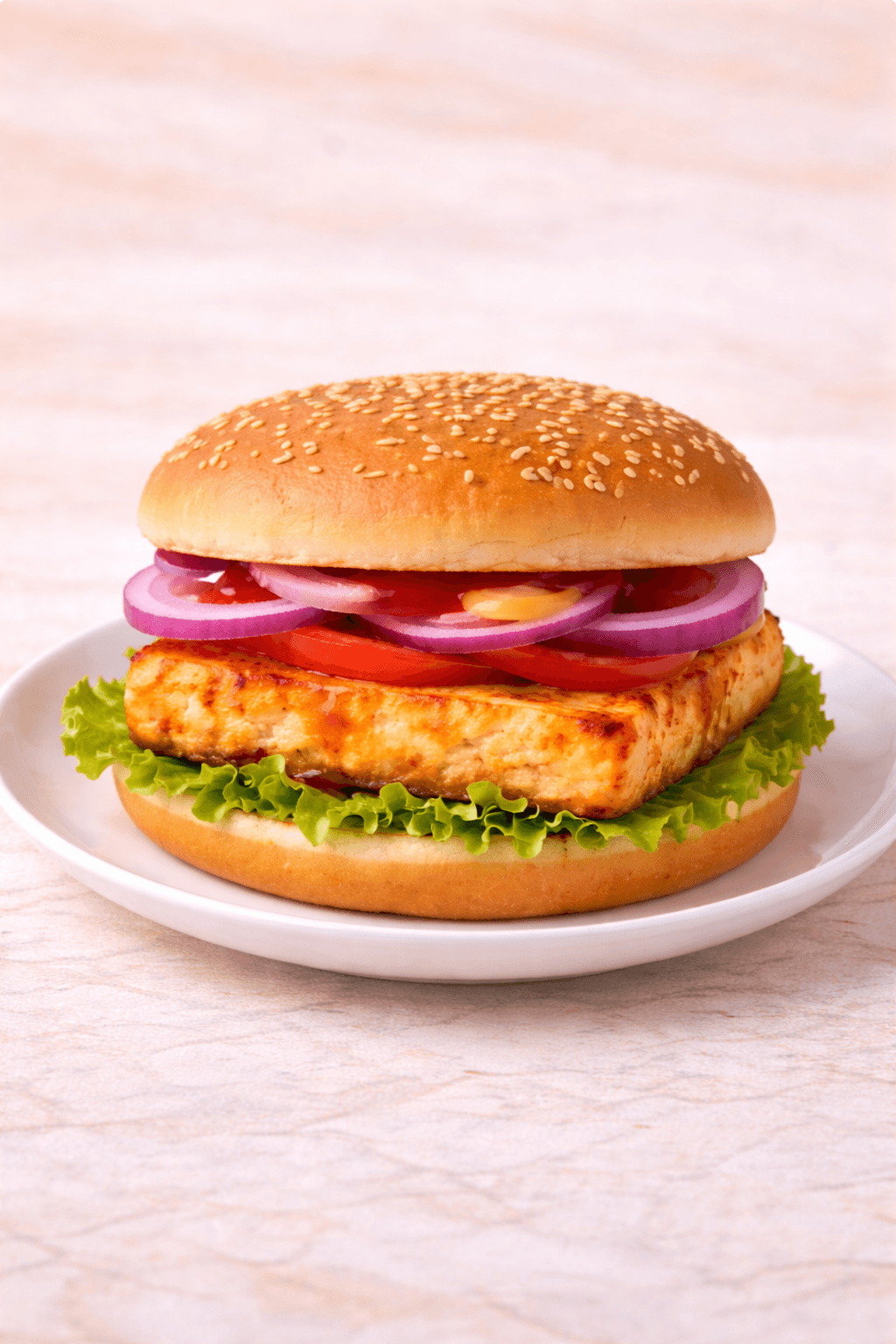 Paneer Crunch Burger